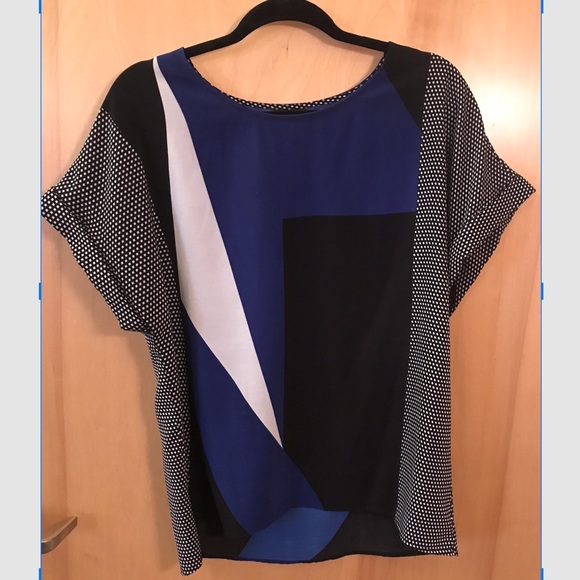 Funky Abstract Patterned Blouse - Picture 2 of 2